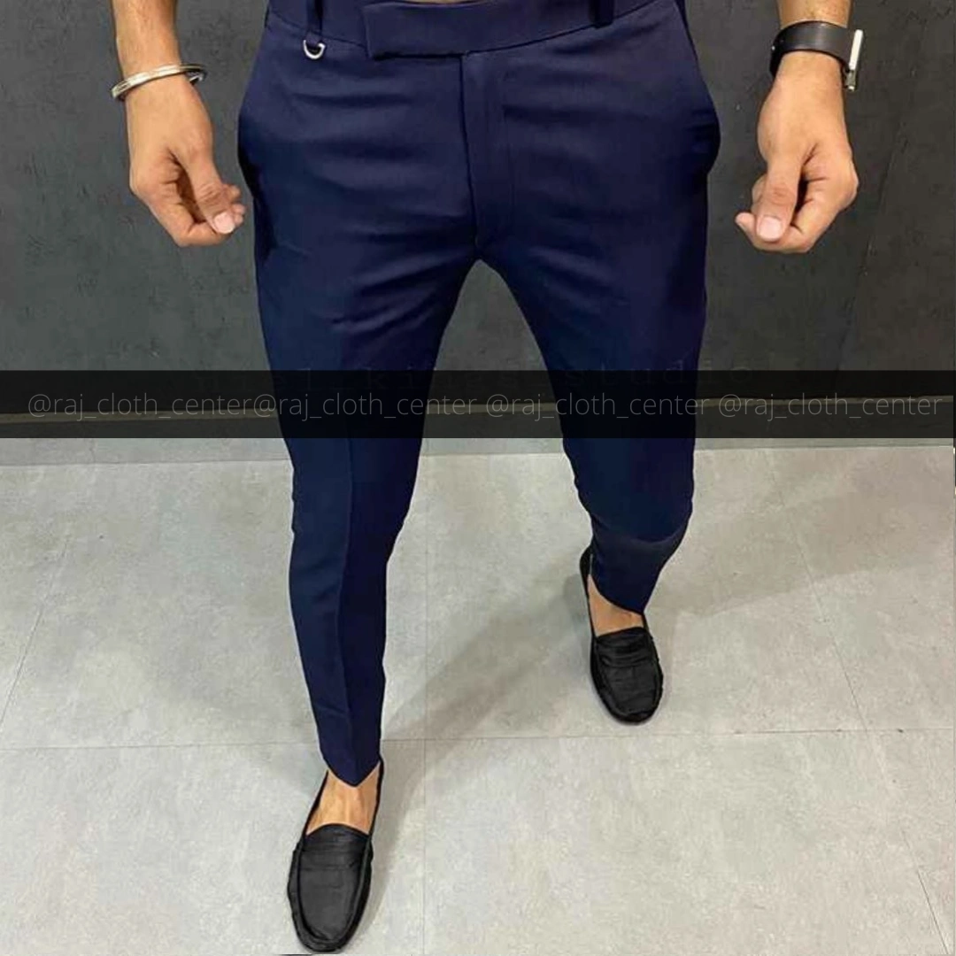 Dark blue formal shirt with cream color trouser is a perfect outfit for men  | Blue shirt men, Blue shirt outfit men, Blue shirt outfits